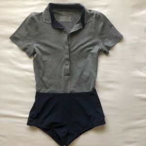 Outdoor Voices Players Polo Bodysuit